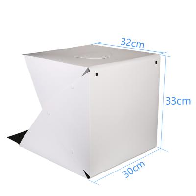 China Kaliou folding studio light box photo studio box with soft light box 30*30cm K6 black/white background for sale