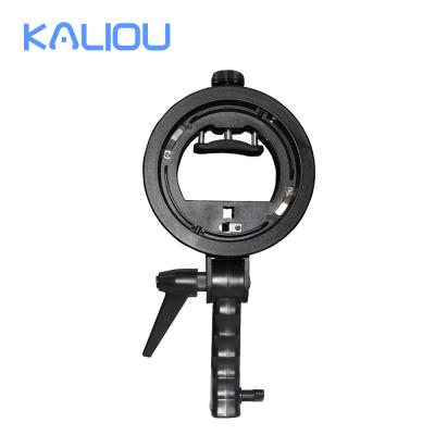 China Professional ABS Kaliou Bracket II S-Type Stand Mount For Speedlight Beauty Dish Reflector Flash Light Umbrella for sale