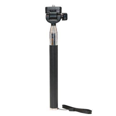 China Kaliou G030 Selfie GP Camera Selfie Stick with Black Aluminum Alloy Material for Smartphone Cell Phone Clip Selfie Stick Tripod for sale