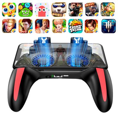 China For Gamepad For Mobile BAR Controller Dual H10 Game Fan USB H10 Shooter Joystick Shooting Handle For Smartphone for sale