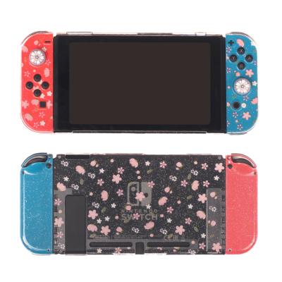 China ABAS For Nintend Switch Cherry Blossom Shell Case PC Protective Shell For Nintend Switch Console Joypad Back Cover Detachable for sale