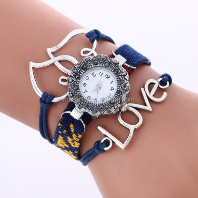 China Aliexpress november day/date new style fashion fabric strap chain wrist top selling relojes 2017 new love words fashion watch for sale