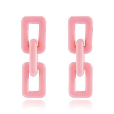 China Casual/Sporty Earings 2021 Geometric Acrylic Square Earrings Drop Earrings for sale