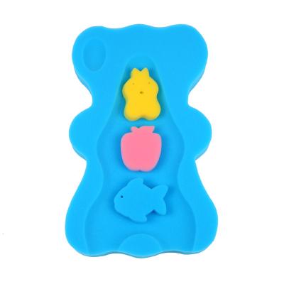 China EXFOLIATE Sit and Lie Non-Slip Backing Newborn Baby Tub Net Bag Non-Slip Bath Mat for sale