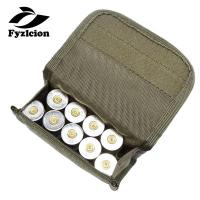 China FYZLCION 10 Tactics Sgun Sshell Water Proof Round Reload Holder Molle Pouch For 12 Gauge/20G Magazine Pouch Ammo Round Cartridge Holder for sale