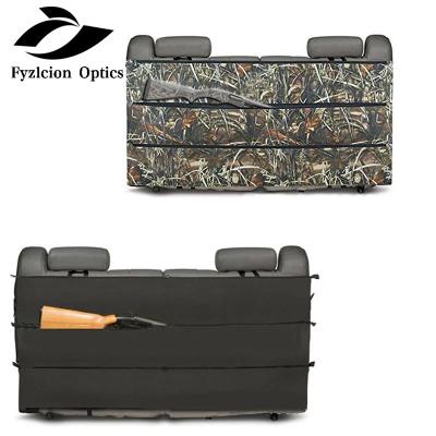 China Black Oxford Cloth 600D Rifle Gun Rack Case Organizer Hunting Sling Bags Camouflage for Most Trucks Car Back Seat Vehicle Shooting Gun Storage SUV for sale