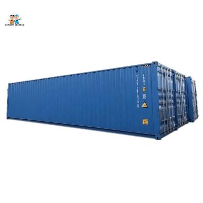 China Truck Trailer Genron 40FT 40HQ 20FT Steel Material Container For Transporting Cargo Used In Africa for sale