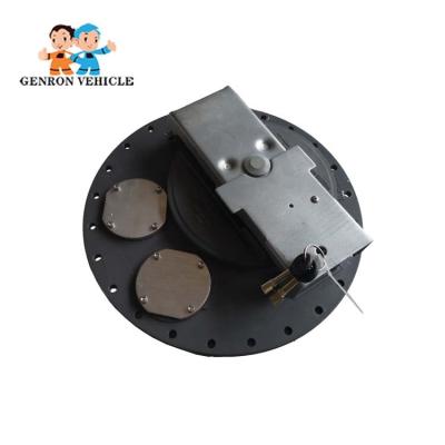 China Aluminum Alloy Fuel Tanker Diesel Parts Tanker Fit Manhole Cover In Low Price For Nigeria Fuel Tanker Truck Trailers for sale