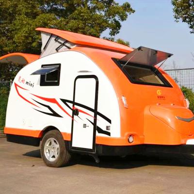 China European style Car trailer mobile travel trailer car RV trailer on land trailer for sale for sale