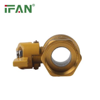 China IFAN China General Ball Valve Supplier Accept OEM ODM Butterfly Handle Gas Ball Valve Brass Ball Valve for sale