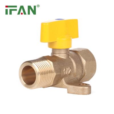 China IFAN High Performance Household System Pex Pipe Gas Control Valve General Brass Ball Valve Gas Valve for sale