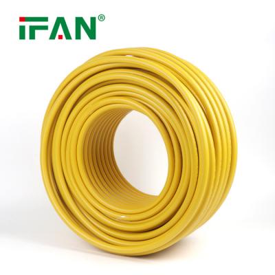 China OEM Flexible Aluminum Plastic Composite Pipe Support IFAN Gas Pipe Support Pex Yellow Plastic Gas Hose for sale