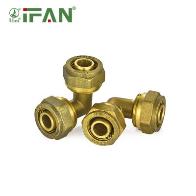 China Joiner Pipe Lines High Quality IFAN Pex Brass Compression For Gas Fitting Used To Gas Pipe PEX Pipe Fittings for sale