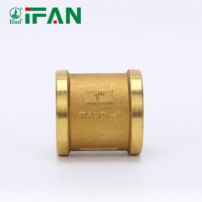 China Joining Pipe Lines Ifan OEM Professional Long Life Plumbing Fittings Brass Threaded Brass Pipe Fittings for sale