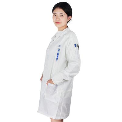 China All Kinds Of Clean Workshop In Work Wear Pants School Canteen Uniforms Esd Cleanroom Running Anti-Static Suit For Industrial for sale