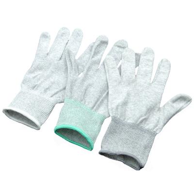 China Anti Slip In Protective Glove Anti Static Stock Disposable Work Gloves Latex Coated ESD Gloves For Industry for sale