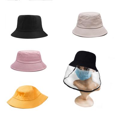 China 2020 Character Sand Dust Protection And Spitting Isolation Hat With PVC Neck Cover Fisherman's Hat for sale