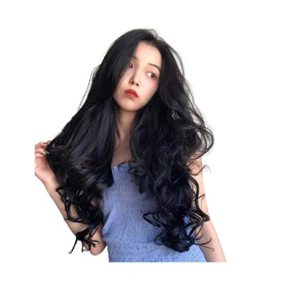 China Europe And The United States Natural High Temperature Fiber Sturdy Bun Wigs 26 Inch Curly Synthetic Wig Full Lace Front Wigs For Women for sale