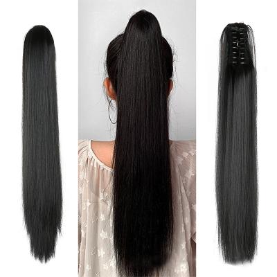 China I-tip synthetic hair extension braids straight hair wholesale same extension and synthetic hair ponytails for sale