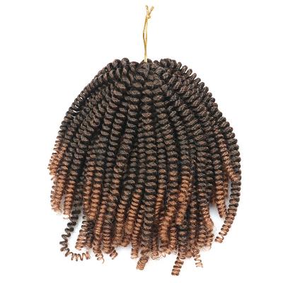 China Hot Commercial Crochet Border Hair Twist Spring Loop Style African Dreadlocks Small 8 Inches for sale