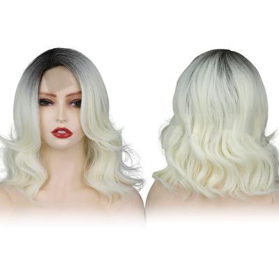 China Display Wigs Short Short Curly Hair Part Lace Front Hair Part Wig Small Side Lace Wig for sale