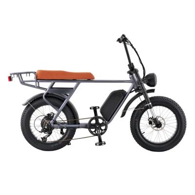 China Aluminum alloy high quality 2 wheel suspension chinese full tire electric bicycle fat for men for sale