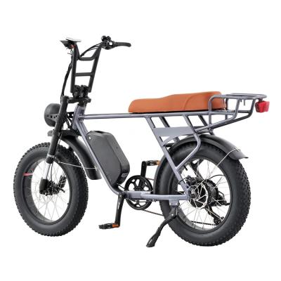 China Wholesale Aluminum Alloy Customized Fat Tire 48v Electric Bicycle Mountain Bike Good Quality Offroad Bike Suspension for sale