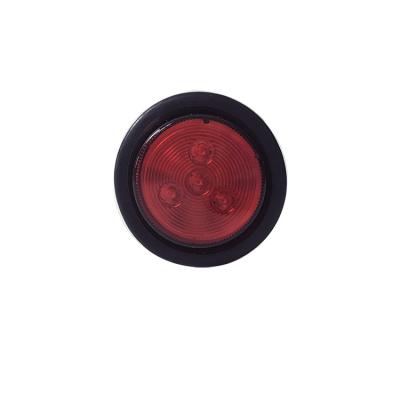 China For trailer truck 2.5 Inch round 3 Piranha LED Truck Trailer Side Marker Lights Clearance Lamp for sale