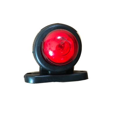 China For Trailer Truck Low Price Trailer Truck Low Height Lamp 24v 2 LED Double Face Truck Red White Light With Rubber Stem for sale