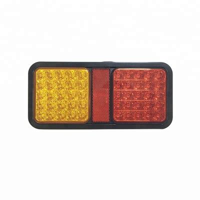 China For 10-30v Rear Combination Stop Lamp 50 LED Lamp Plastic Truck Marker Trailer Tail Led Light for sale