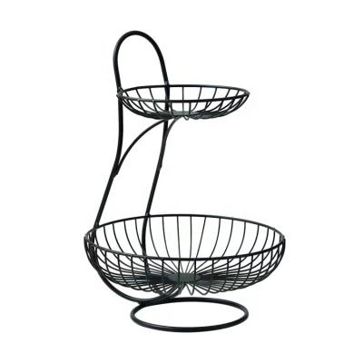 China Product Style Sustainable Fruit Bowl Metal Wire Hot Selling European Fruit Basket for sale