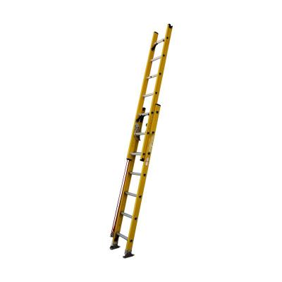 China High Quality Industrial Ladder Insulation Folding Ladders Fiberglass Insulation Lightweight Extension Ladder for sale