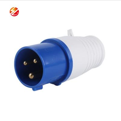 China Easy Installation IP44 Male And Female 16A 32A 63A 220V 380V Waterproof Industrial Plug And Socket Connector Movable Socket for sale