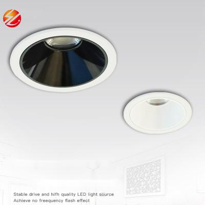 China modern 7w 12w 18w 30w led spotlight anti glare led down light hot sales cob recessed ceiling led down light en venta