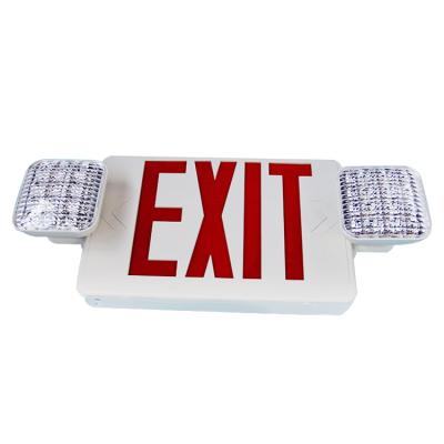 China EXIT Wall LED Emergency Lighting System Emergency Firefighting Emergency Indicator Rechargeable Standby Indicator Automatic Adjustable Construction Type for sale