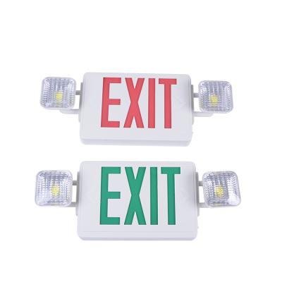 China Building Type LIGHTWEIGHT Emergency Fire Fighting Emergency Lighting System EXIT Wall Auto Light Sign for sale