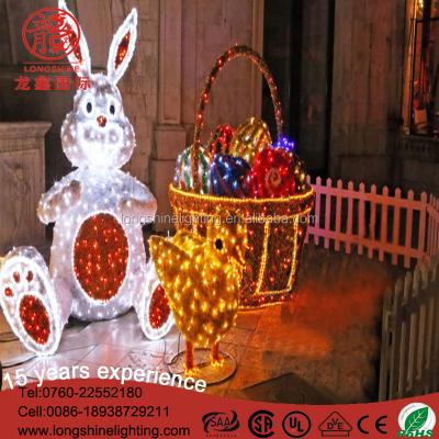 China 2018 indoor/outdoor pascua bunny rabbit easter egg decorations for garden park home yard for sale