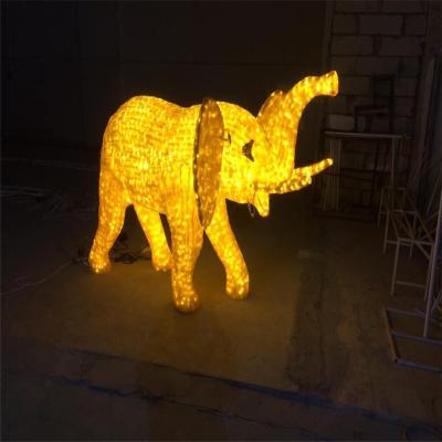 China Wholesale Diwali Elephant Pattern Decorative Lights India Malaysia Singapore LED Garden/Landscape/Theme Park /Hotel/Building for sale