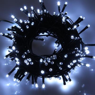 China Outdoor Decoration LED Cool White String Festival Fairy Lights Outdoor Holiday Christmas Decoration for sale