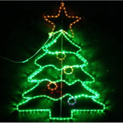 China Christmas Decoration LED 2D IP 65 Tube Motify Rope Christmas Tree Light For Holiday Decoration for sale