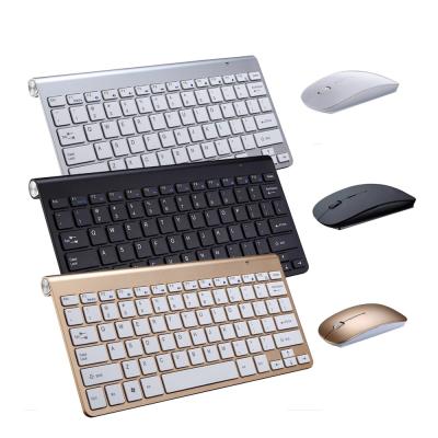 China Ultra Thin 2.4g Portable Wireless Keyboard and Mouse Combo for Apple Ipad Android Tablet for sale