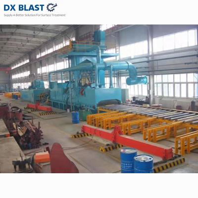 China Building Material Stores China Manufacturer Roller Conveyor Shot Blasting Device for sale