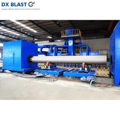 China Building Material Shops High Quality Steel Pipe Shot Blasting Machine For Precise Surface Treatment for sale