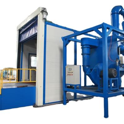 China Industrial Building Material Stores Dustless Sandblasting Room For Auto Parts for sale