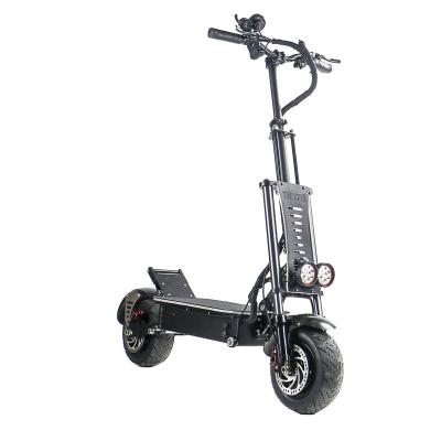 China EcoRider E4-10 5600W Unisex Dual Hub Motor Kick Scooter 11 Inch Fat Offroad Scooter With Vacuum Tire Electric Motorcycle for sale