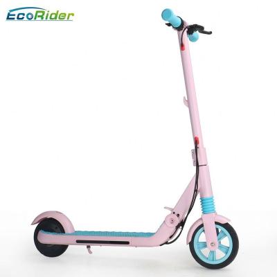 China Factory supply PU+GG eclectic children's electric foot foldable direct wholesale pedal scooter for kids for sale