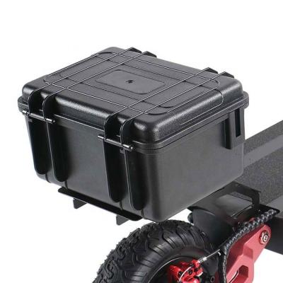 China Electric scooter rear box to store for EcoRider E4-9 electric scooter, electric scooter trunk with metal bracket for sale