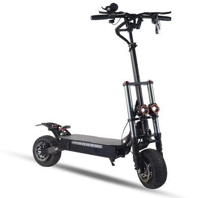 China Dual Kick Scooter EcoRider V7 5600W Hydraulic Brake Motor 60V 23.4ah Adult Electric Scooter For Adults 11 Inch Tire for sale