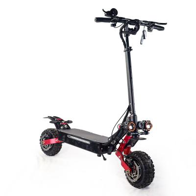 China Adult Kick Scooters 23.4AH 11 Inch Motor 5600w 70KM Motor 5600w Chain V5 V7 Dismountable Foldable Electric Scooter for sale