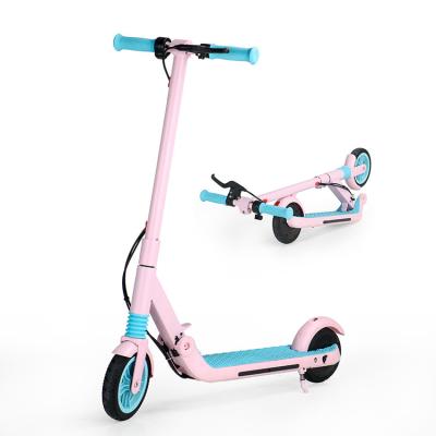 China Child LED light e scooter foldable with brake electric smart kids light 350w 2 wheel LED scooter electric scooter for sale